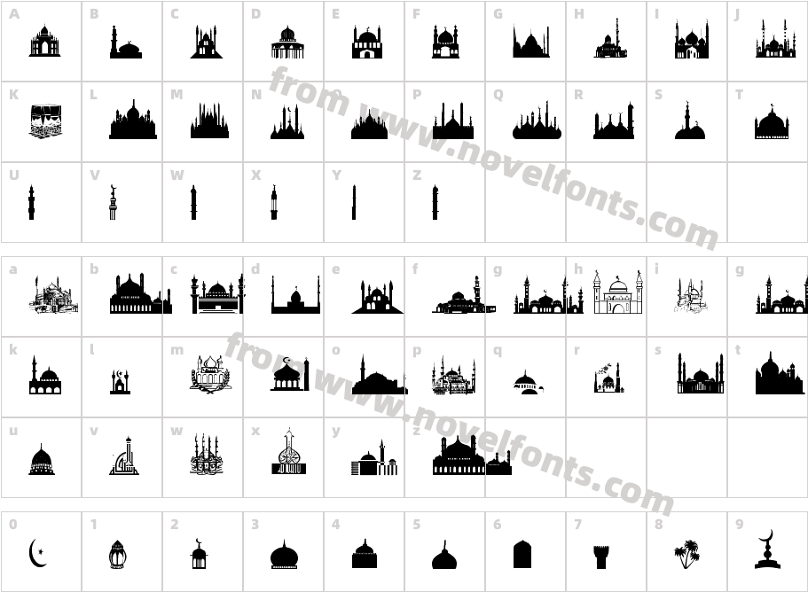 Masjid Al ImranCharacter Map