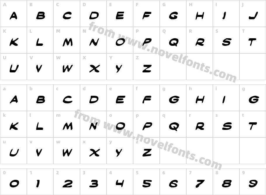 Masked Marvel ExpandedCharacter Map