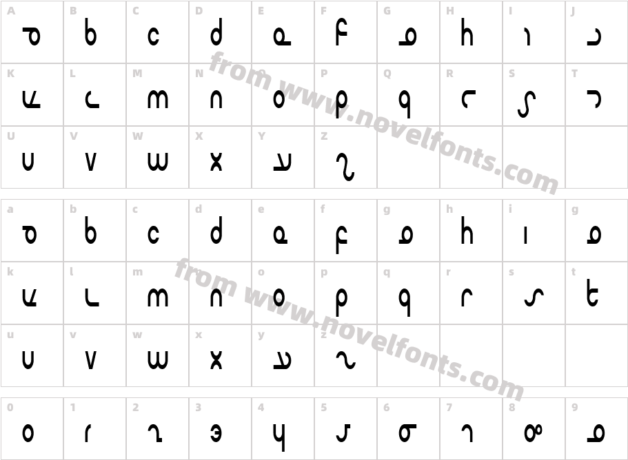 Masterdom CondensedCharacter Map