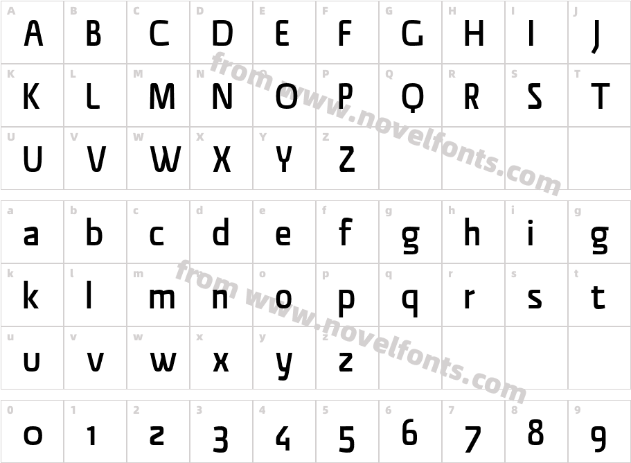 MaterialSans-MediumCharacter Map