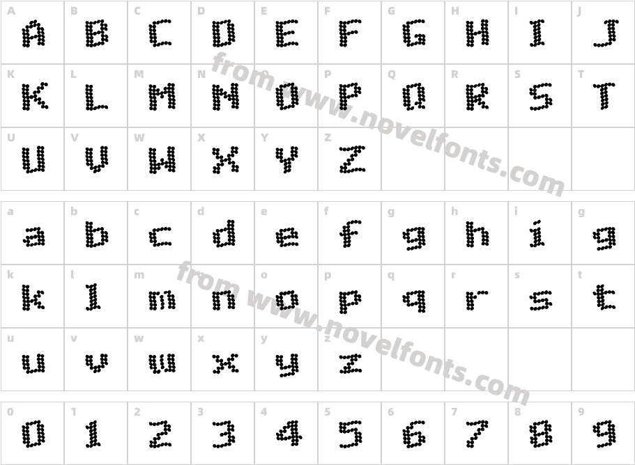 Matrix Complex Wave NCCharacter Map