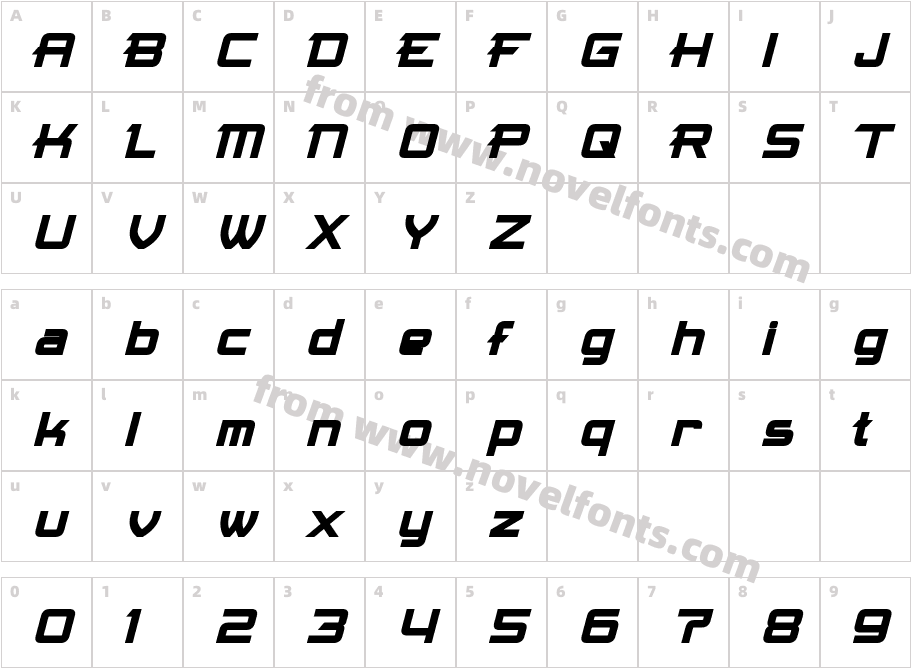 Maximize Bold ItalicCharacter Map