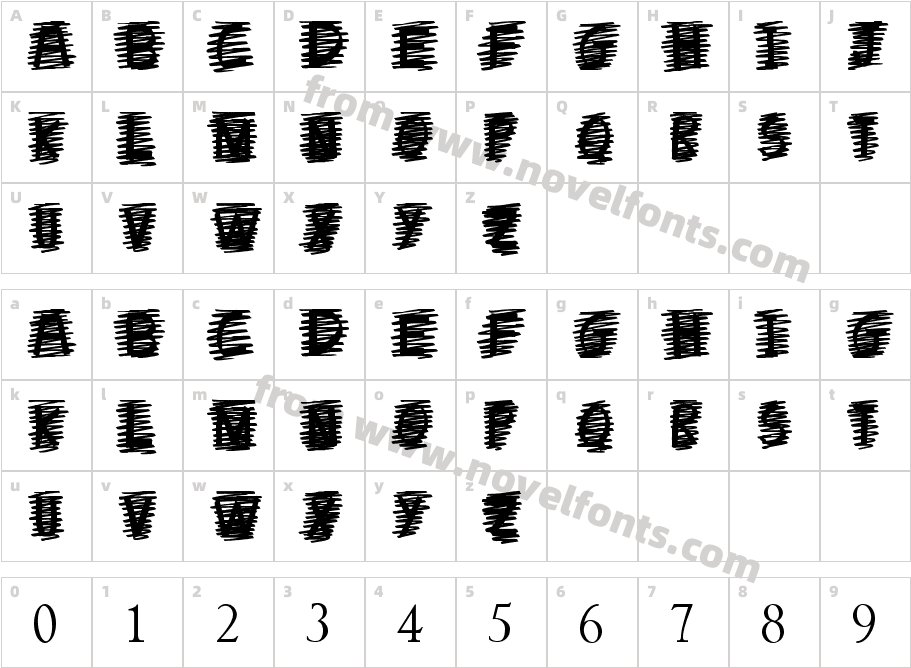 Cross OutCharacter Map