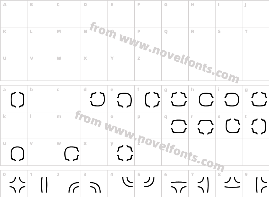 Maze Maker Cavern Level 1FCharacter Map