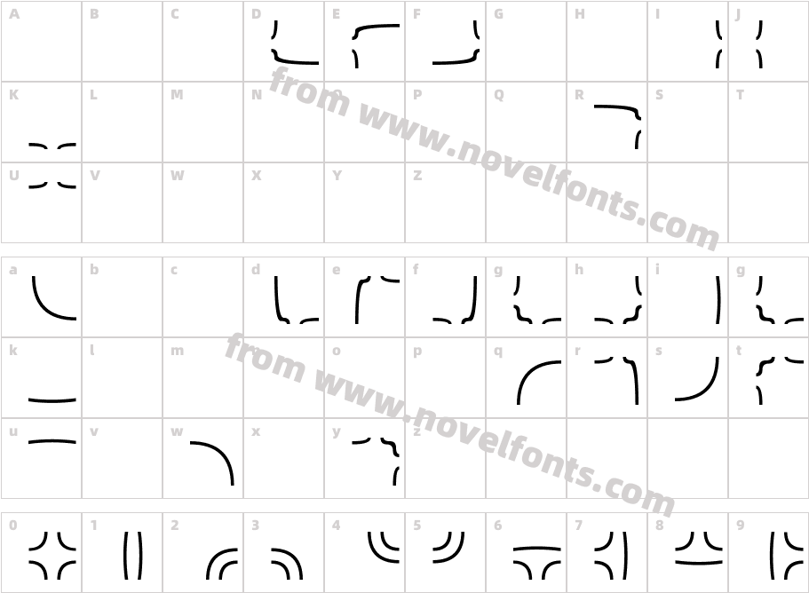 Maze Maker Caverns Level 2FCharacter Map