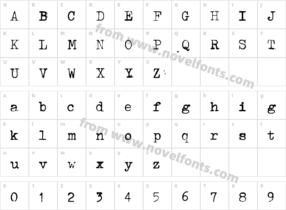 Mechanical MachineCharacter Map