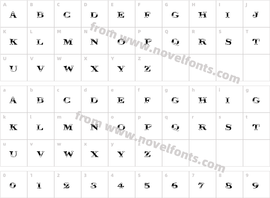 MegaDealCharacter Map