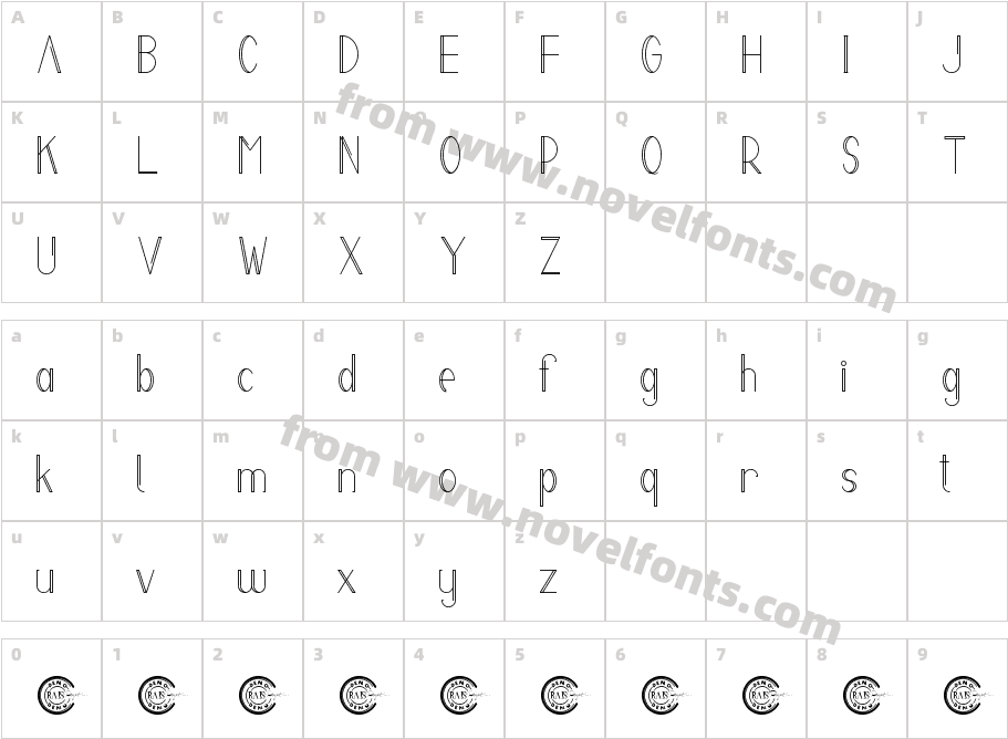 MelatiDemoRegularCharacter Map