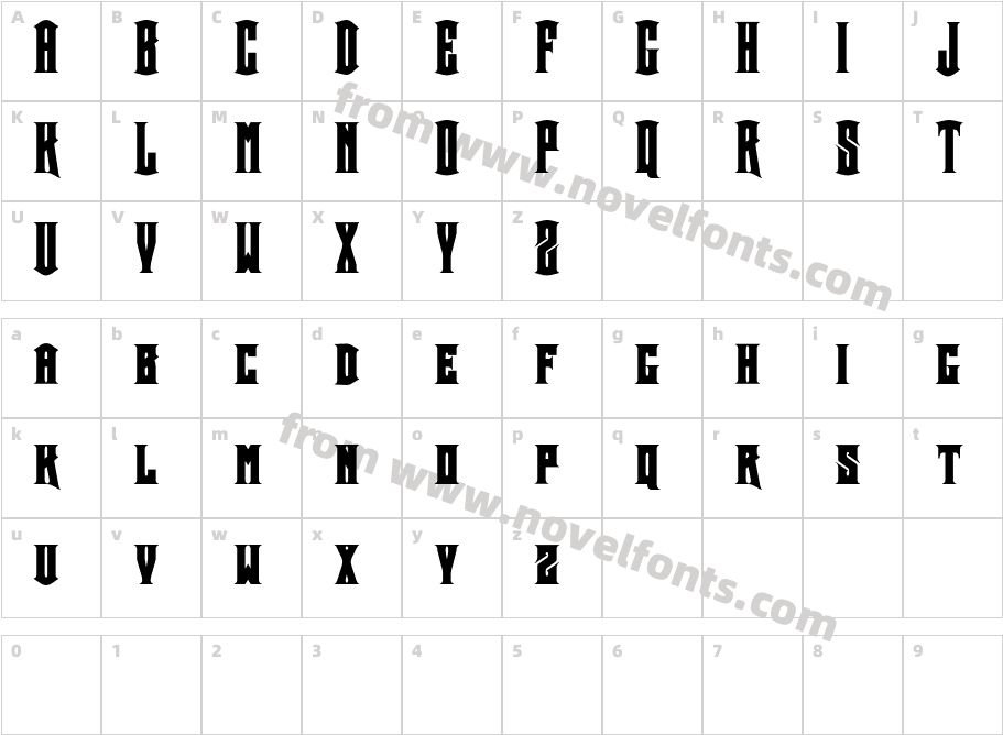 Crown-TitleCharacter Map