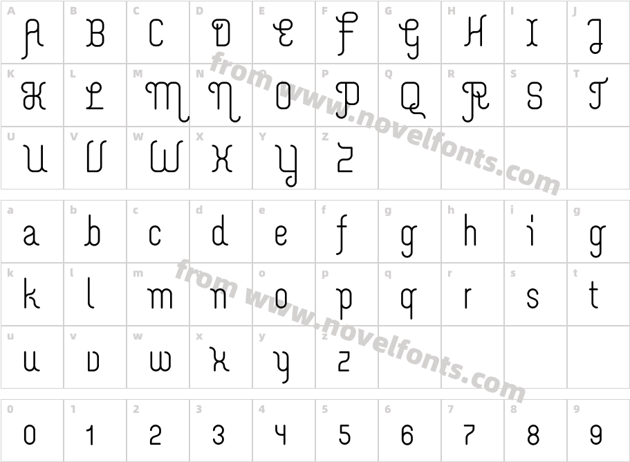 Merijntje SemiBoldCharacter Map