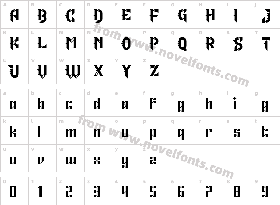 CrowsAreBoringStraight-ZVj8xCharacter Map