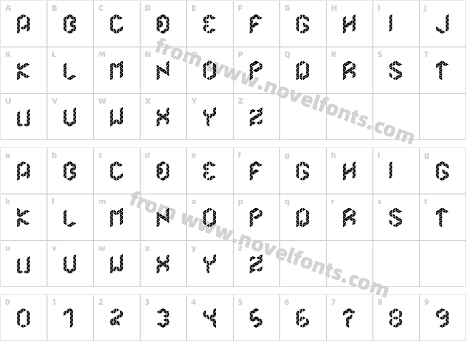 MerkurCharacter Map