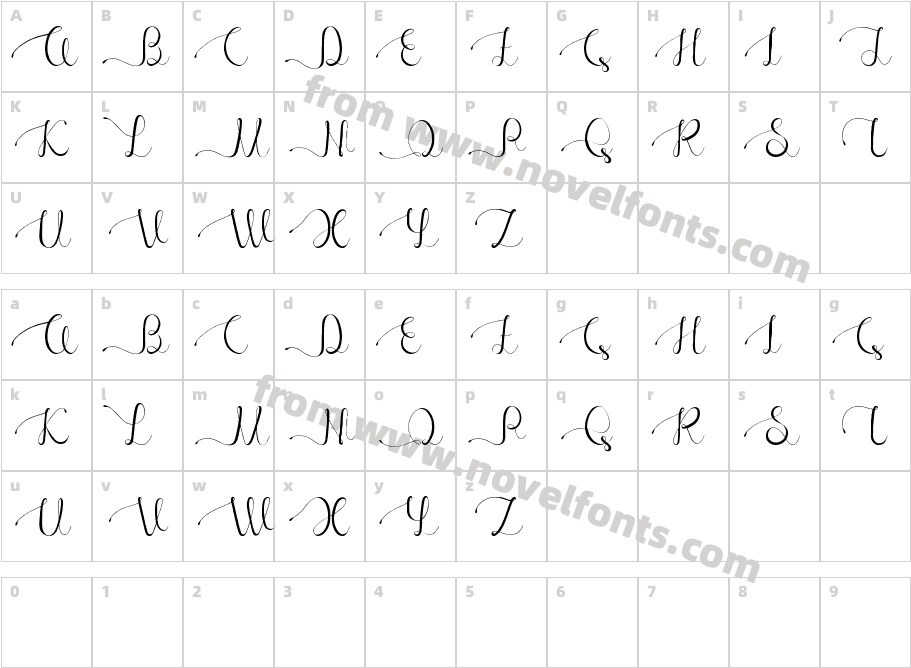 Merry_Christmas_AltUppercase-RegularCharacter Map