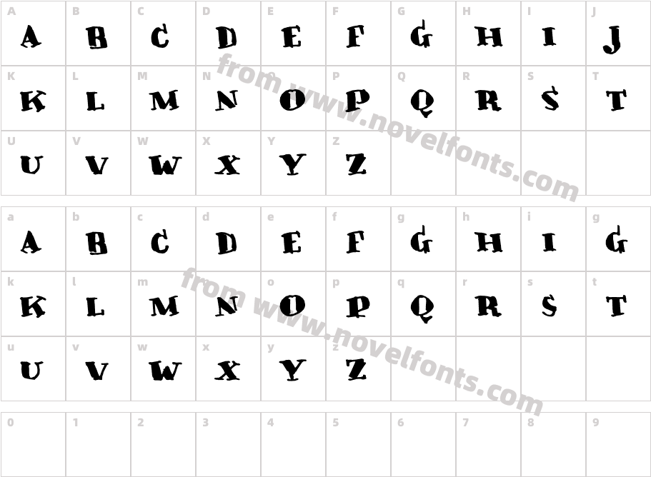 CrunkyCharacter Map