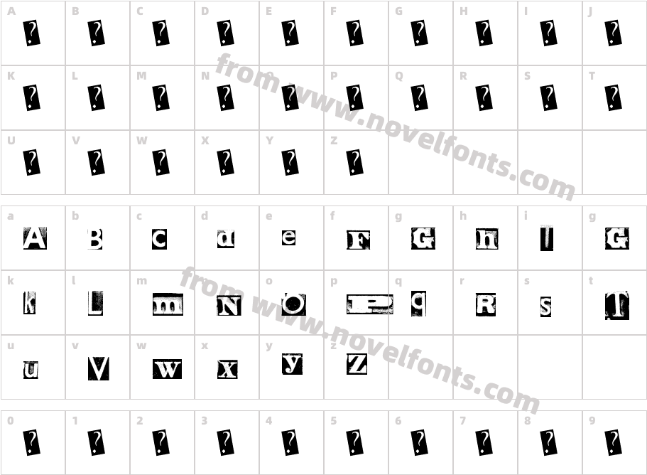 MetalBlockZeroCharacter Map