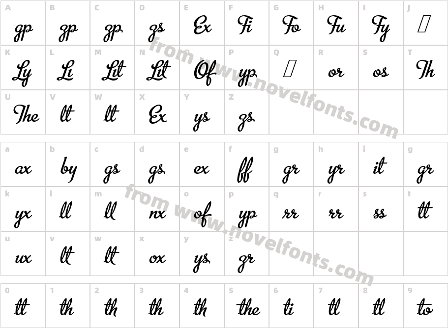 MetroScriptLigCharacter Map