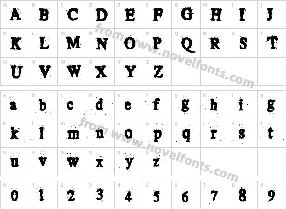 CrustiEstCharacter Map