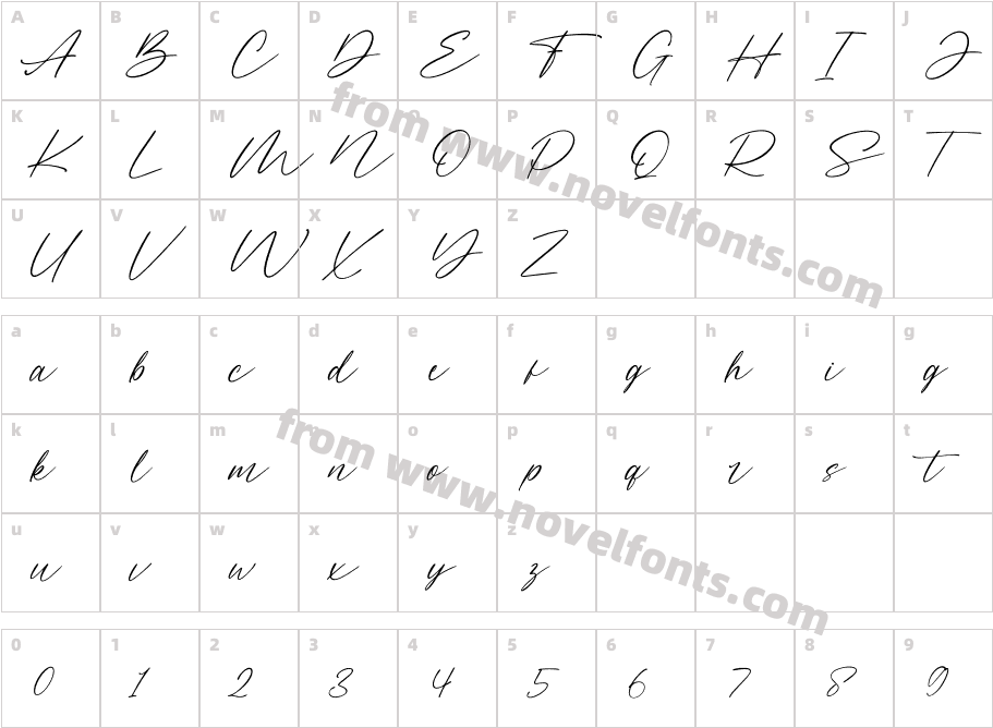 MiarlemCharacter Map