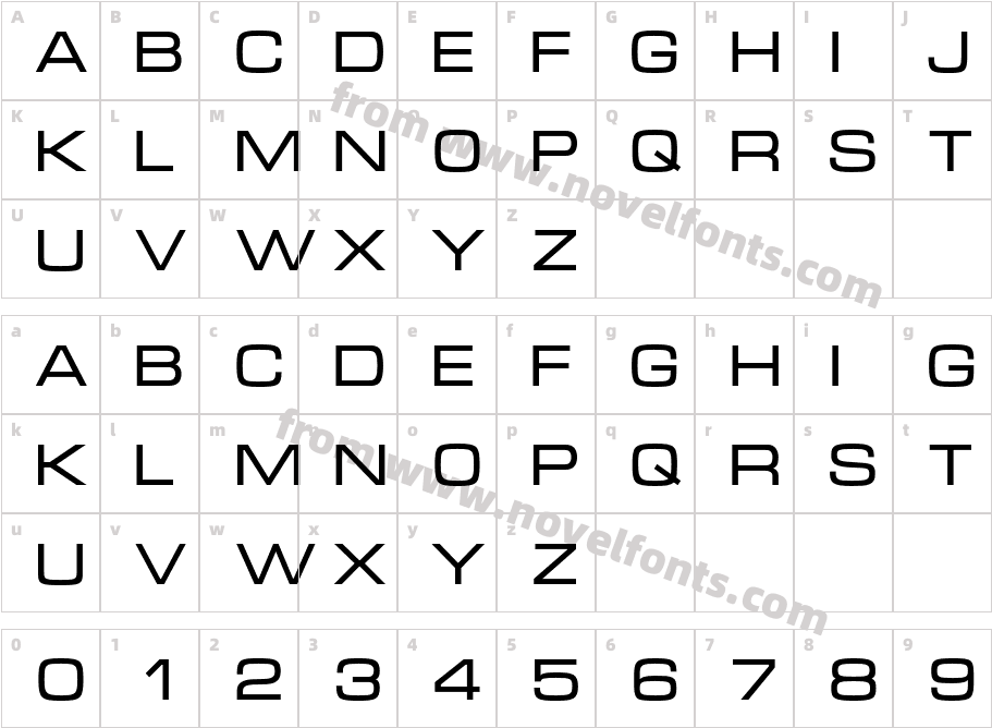 MicraCharacter Map