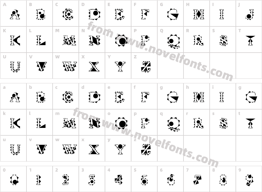 CrystalBalzacCharacter Map