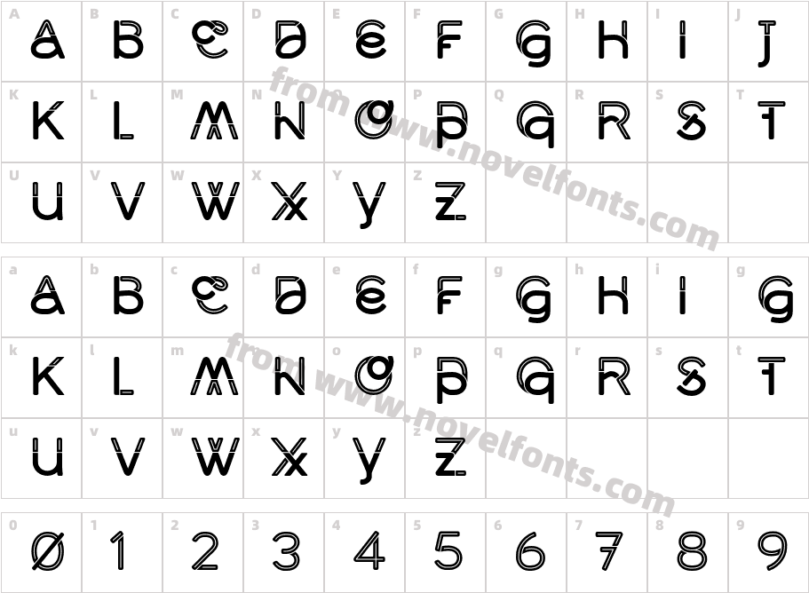 Middlecase Medium-InlineCharacter Map