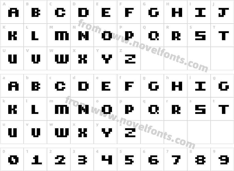 Cubic Five12Character Map