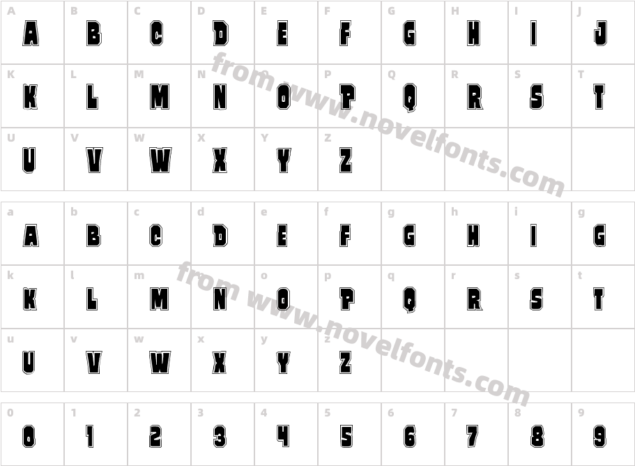 Mindless Brute PosterCharacter Map