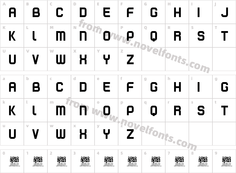 Mini clave DEMOCharacter Map