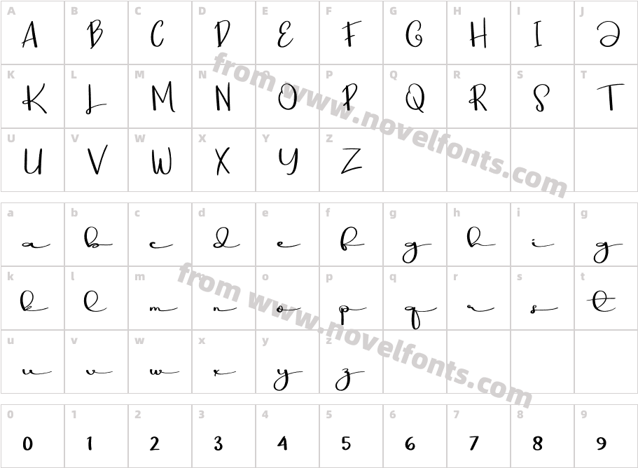 MinimalistSignatureRegularCharacter Map