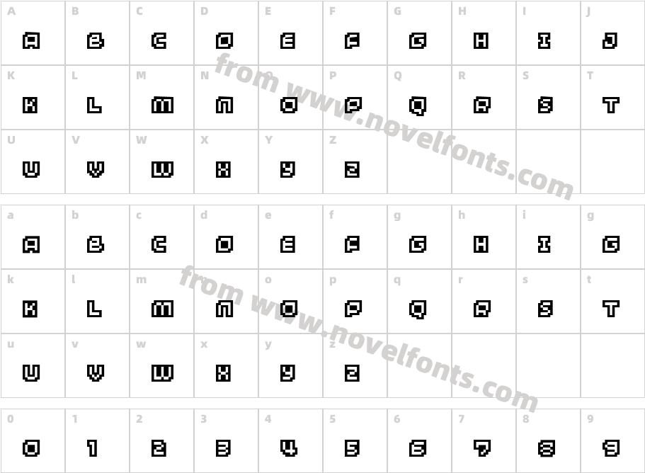 Minimum +1Character Map