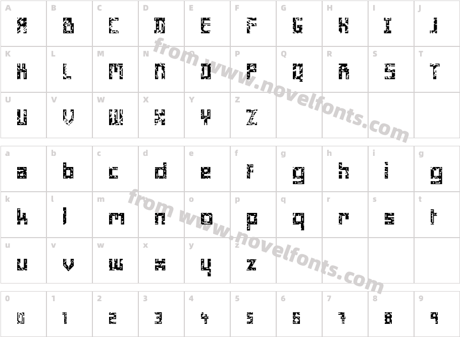 Minimum-CribleCharacter Map