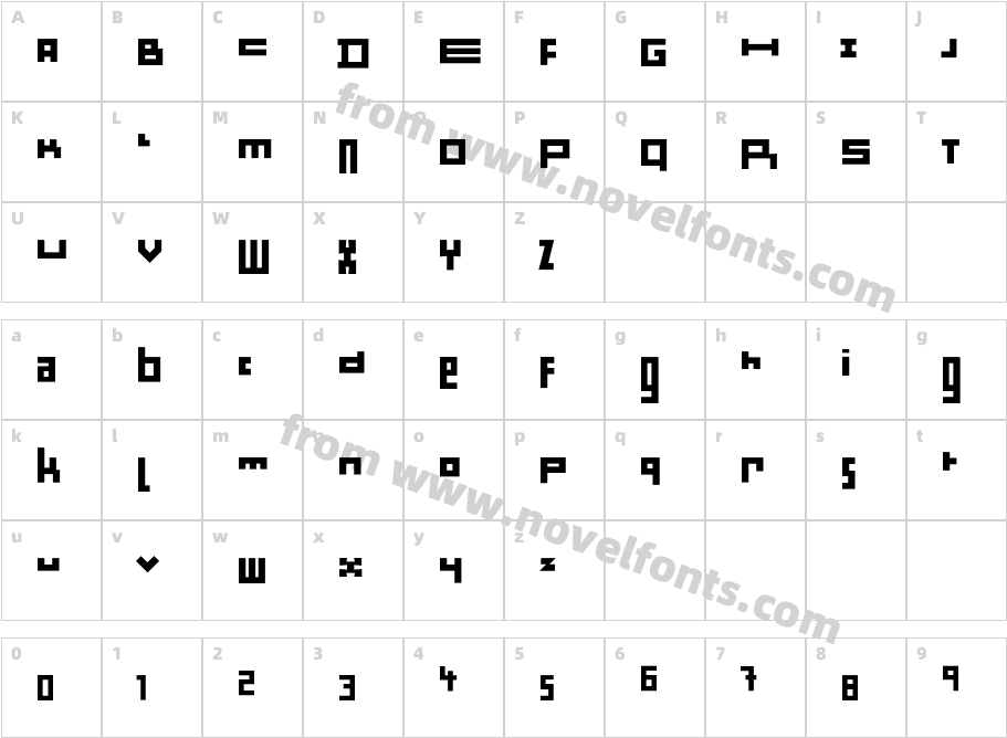 Minimum-NoirPlafondCharacter Map