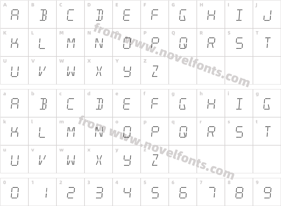 MinisystemCharacter Map