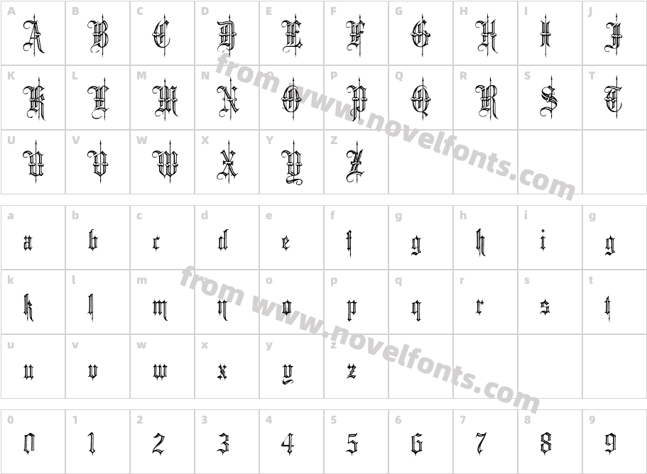 Minster6Character Map