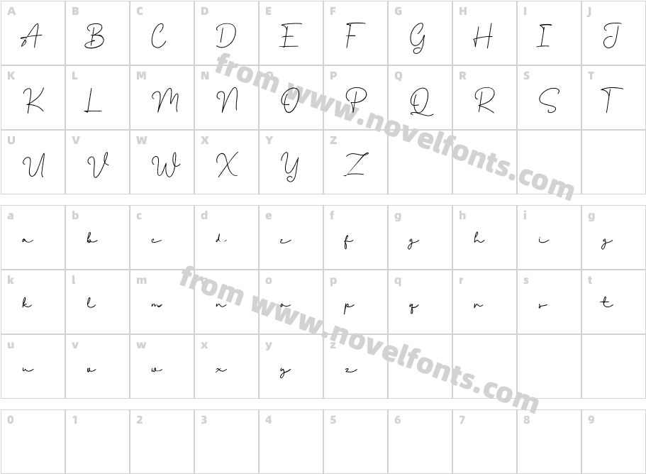 Mirabille Free RegularCharacter Map