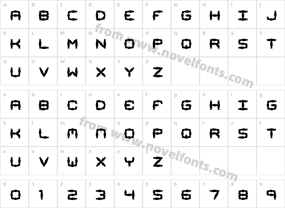 Mishmash ALT1 BRKCharacter Map