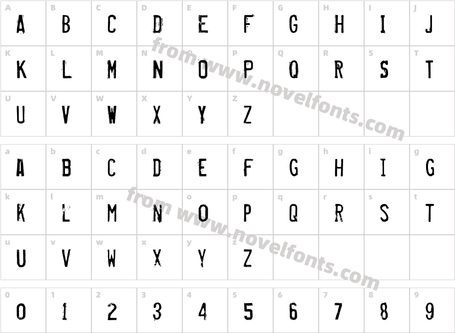 MisprojectCharacter Map