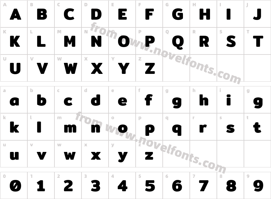 Mitr-BoldCharacter Map