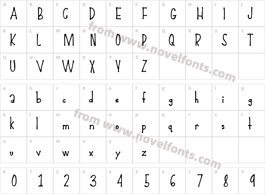 MixBambooCharacter Map