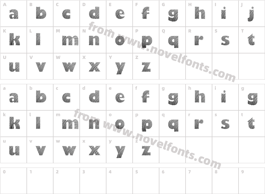 Moare LightCharacter Map