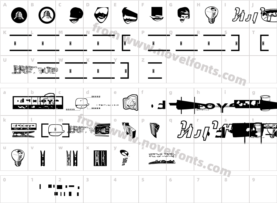 Mode01Character Map