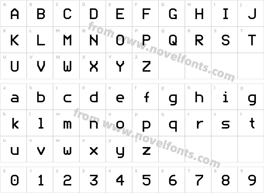 ModeNineCharacter Map