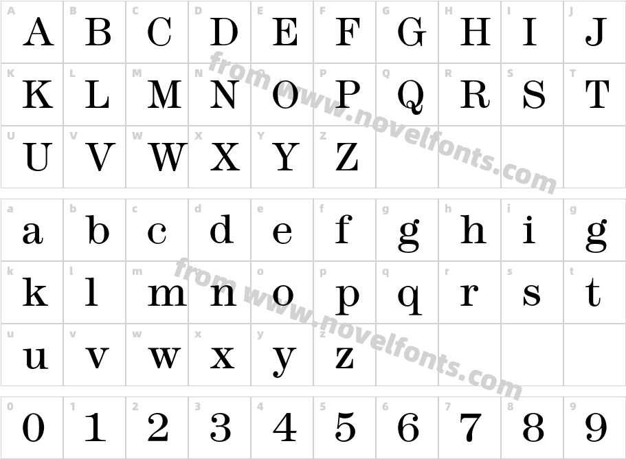 ModernLightCharacter Map