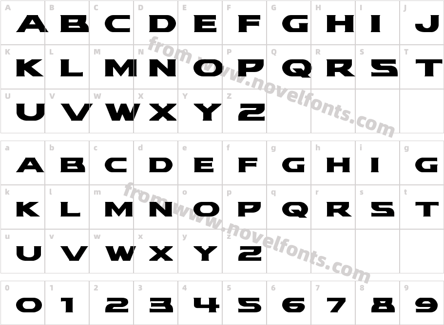 Modi Thorson ExpandedCharacter Map