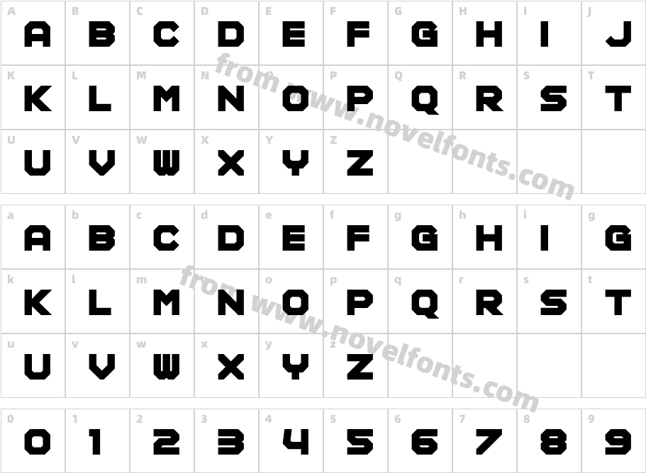 Modular AmplitudeCharacter Map