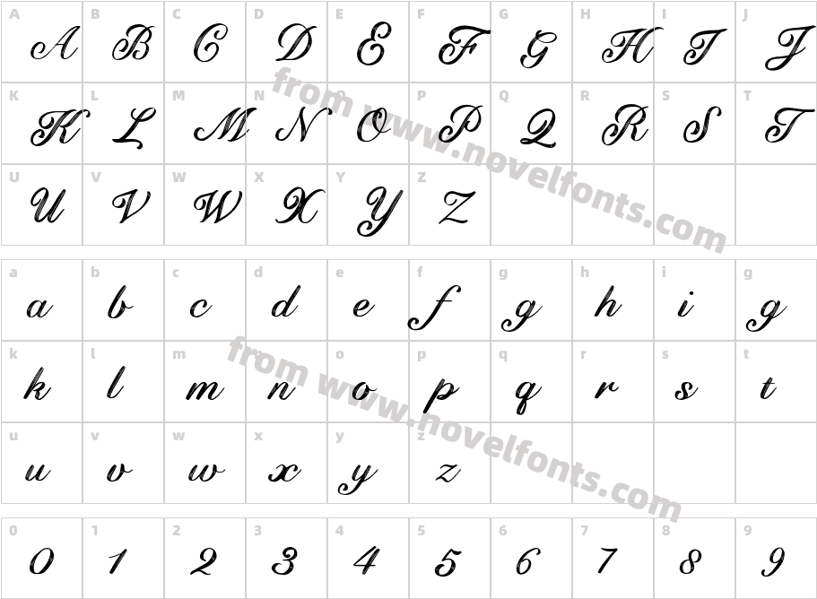 Mokaya Free Vertion RegularCharacter Map