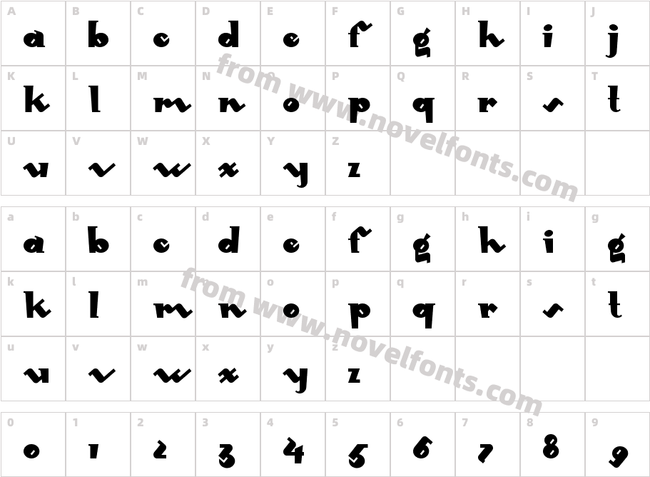 MondoRedondoCharacter Map