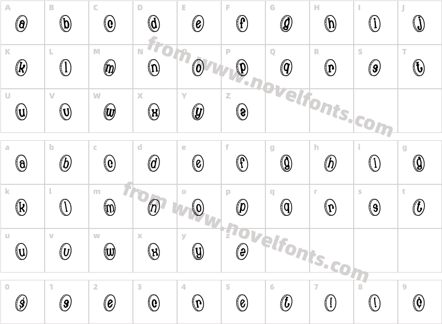 Money ShotCharacter Map