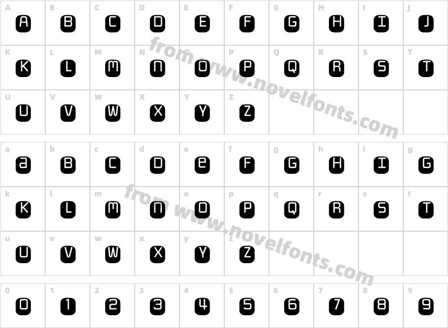 MonofettCharacter Map