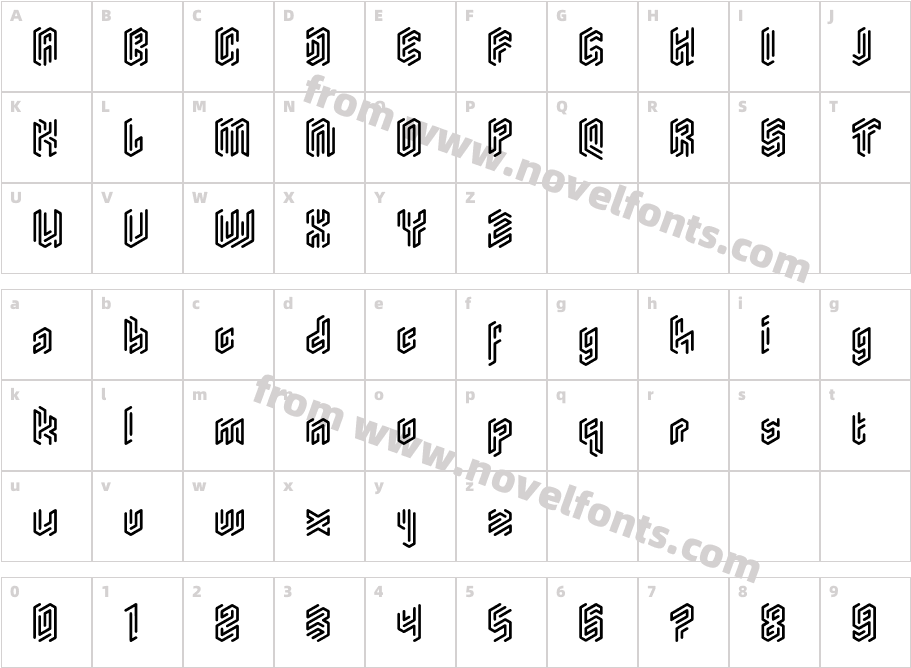 MonogramRounded-RegularCharacter Map